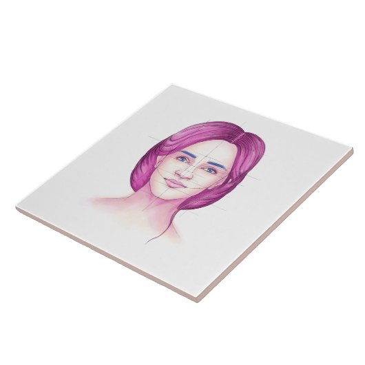 顔2 タイル (側面)