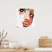 顔2 ポスター (キッチン)