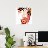 顔2 ポスター (ホームオフィス)