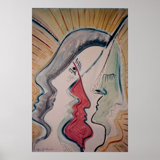 顔2 ポスター (正面)