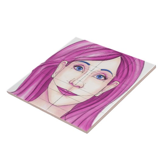 顔31 タイル (側面)