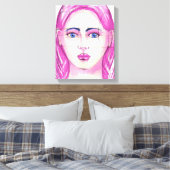顔5 キャンバスプリント (インサイチュ (寝室))
