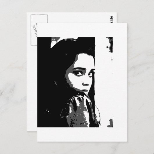 顔5 ポストカード (正面/裏面)