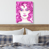 顔7 キャンバスプリント (インサイチュ (寝室))