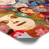 顔・オブ・ワールドby artist, dHardman ポスター (角)