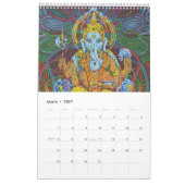 顔 カレンダー (3月 2027)