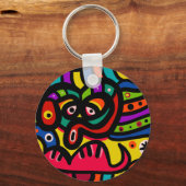 顔 キーホルダー (正面)