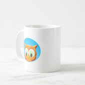 顔 コーヒーマグカップ (正面左)