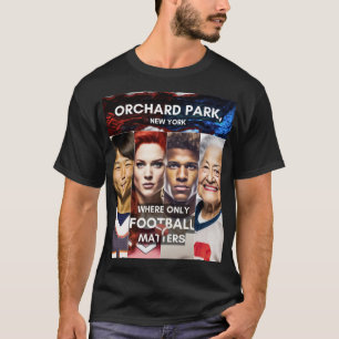 顔 – サッカーだけが重要な場所 – オーチャードパーク Tシャツ