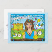 顔・ザ・チャレンジ_ ポストカード (正面/裏面)