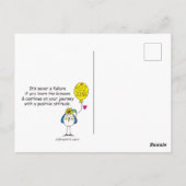 顔・ザ・チャレンジ_ ポストカード (裏面)