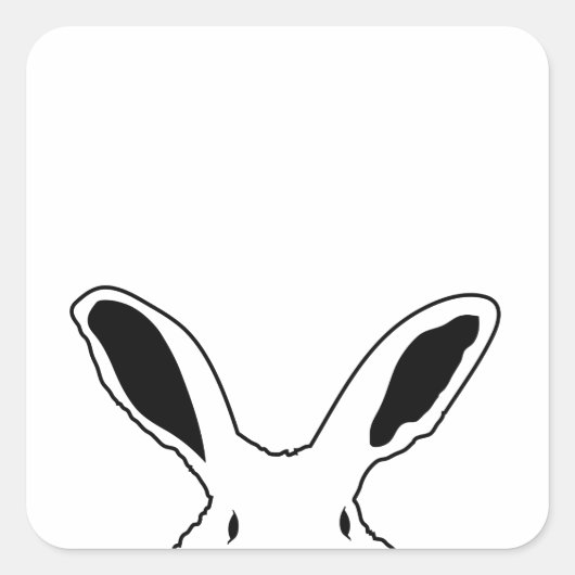 顔 スクエアシール (正面)