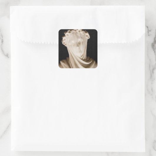 顔 スクエアシール (バッグ)