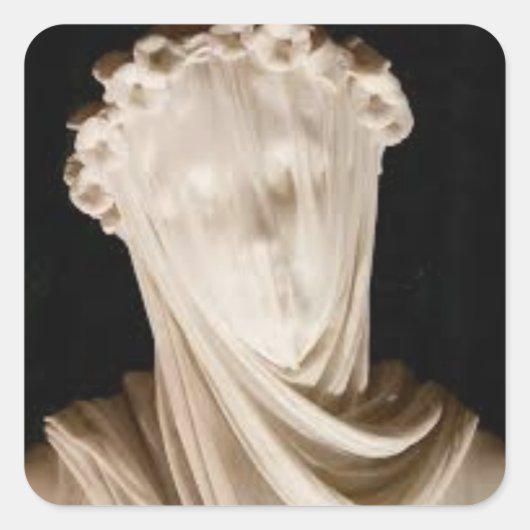 顔 スクエアシール (正面)