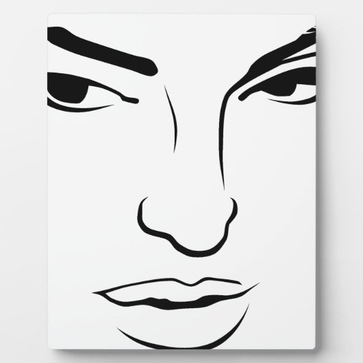 顔 フォトプラーク (正面)