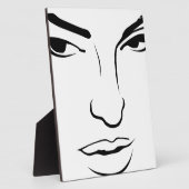 顔 フォトプラーク (側面)