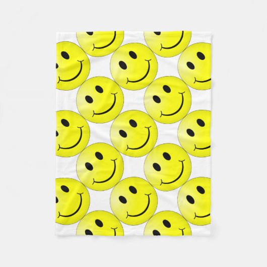 顔 フリースブランケット (正面)