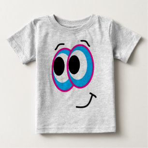 顔 ベビーTシャツ