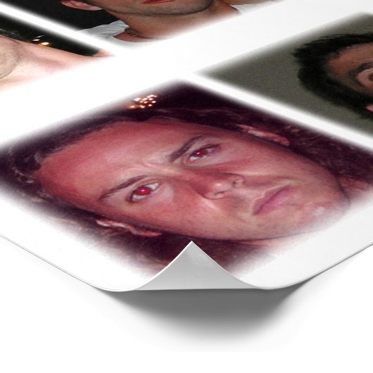 顔 ポスター (角)