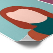 顔 ポスター (角)