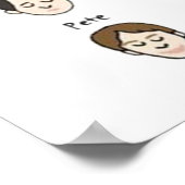 顔 ポスター (角)