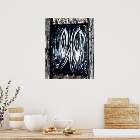 顔 ポスター (キッチン)