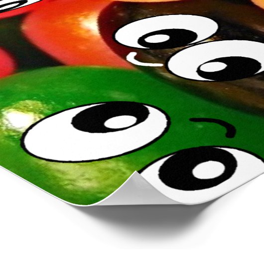 顔 ポスター (角)