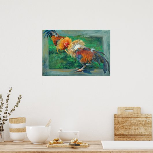 顔 ポスター (キッチン)