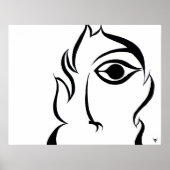 顔 ポスター (正面)