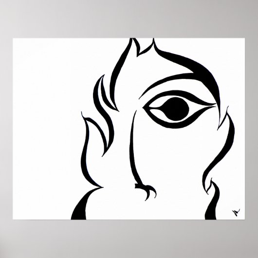 顔 ポスター (正面)