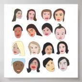 顔 ポスター (正面)