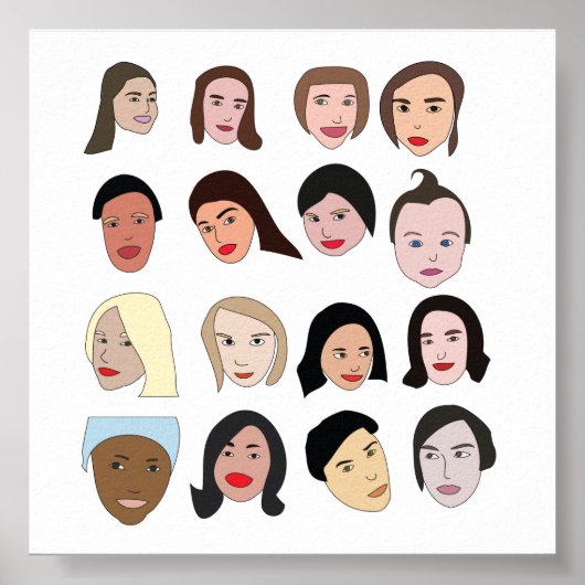 顔 ポスター (正面)