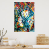 顔 ポスター (キッチン)