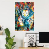 顔 ポスター (ホームオフィス)