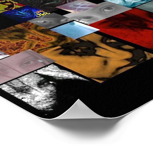 顔 ポスター (角)