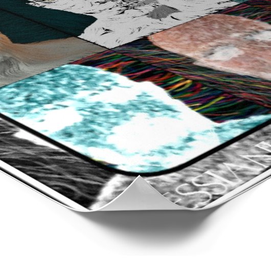 顔 ポスター (角)