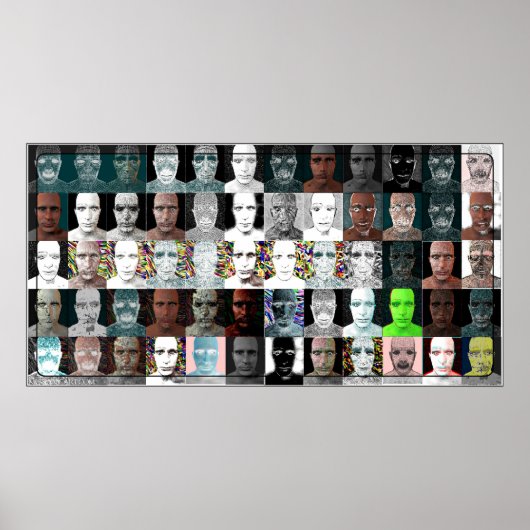 顔 ポスター (正面)