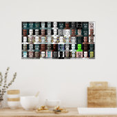 顔 ポスター (キッチン)