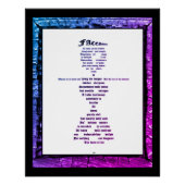 顔 ポスター (正面)