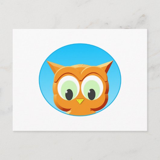 顔 ポストカード (正面)