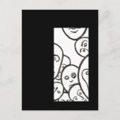 顔 ポストカード (正面)