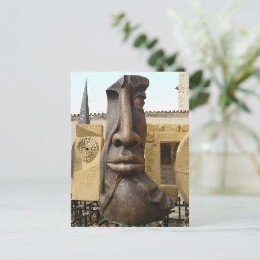 顔 ポストカード (スタンド正面)