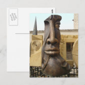 顔 ポストカード (正面/裏面)