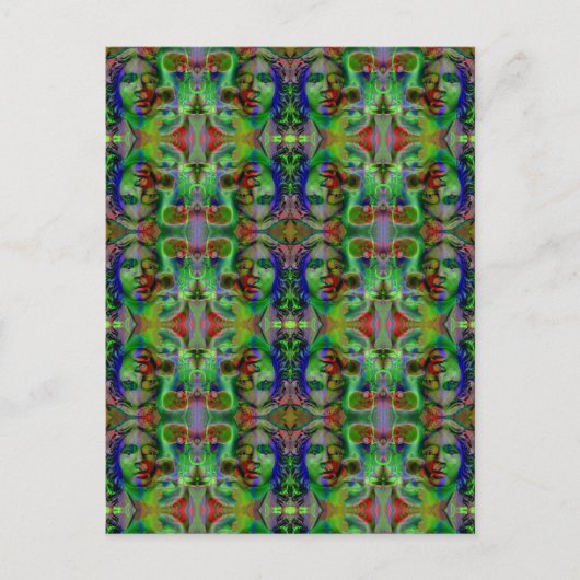 顔 ポストカード (正面)