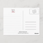 顔 ポストカード (裏面)