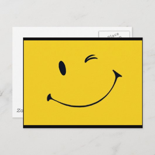 顔 ポストカード (正面/裏面)