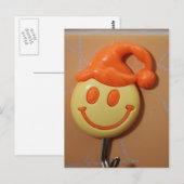 顔 ポストカード (正面/裏面)