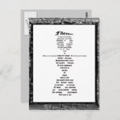 顔 ポストカード (正面/裏面)