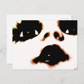 顔 ポストカード (正面/裏面)