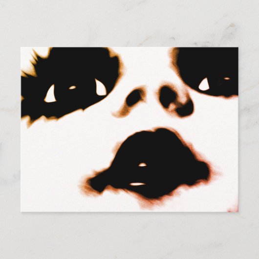 顔 ポストカード (正面)